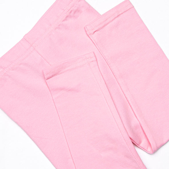 Olivia Legging Set, Pink and Medium Blue Stripe