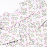 Pick Me Petals Ruffle Sleeve Legging Set, Pink