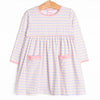 Silly Stripes Pocket Dress, Pink