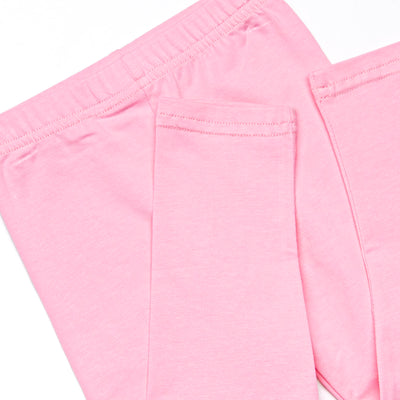 Pick Me Petals Ruffle Sleeve Legging Set, Pink