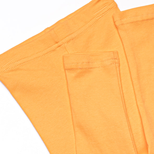 Amelia Legging Set, Orange and Tan Stripe