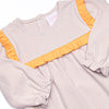 Bonnie Long Sleeve Bubble, Orange and Tan Stripe