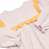 Bonnie Long Sleeve Bubble, Orange and Tan Stripe