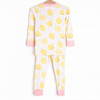 Sleepy Slices Bamboo Pajama Set, Yellow