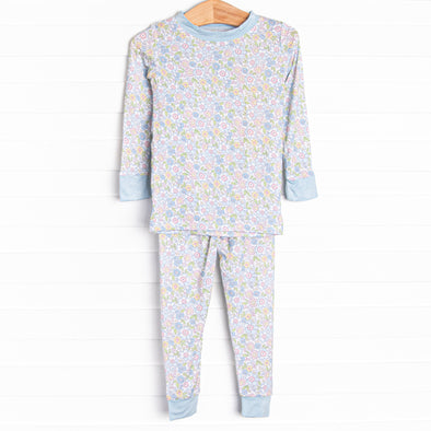 Wildest Dreams Bamboo Pajama Set, Blue