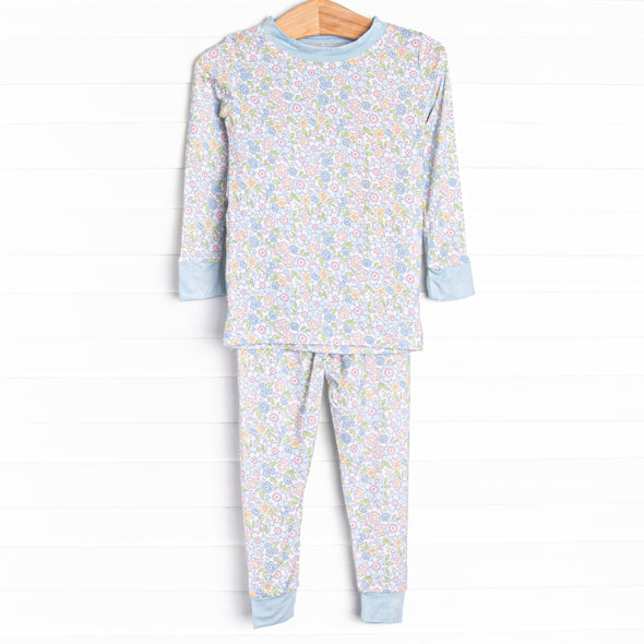 Wildest Dreams Bamboo Pajama Set, Blue