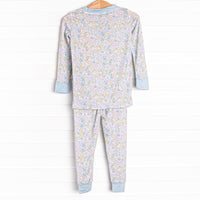 Wildest Dreams Bamboo Pajama Set, Blue
