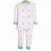 You're Invited Bamboo Pajama Set, Green