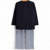 Fueled By Love Applique Pant Set, Navy