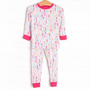 Dreaming of Color Bamboo Pajama Set, Pink