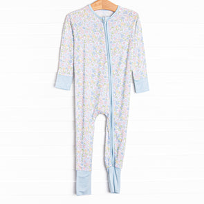 Wildest Dreams Bamboo Zippy Pajama, Blue