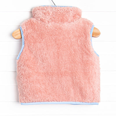 Farrah Floral Vest, Pink