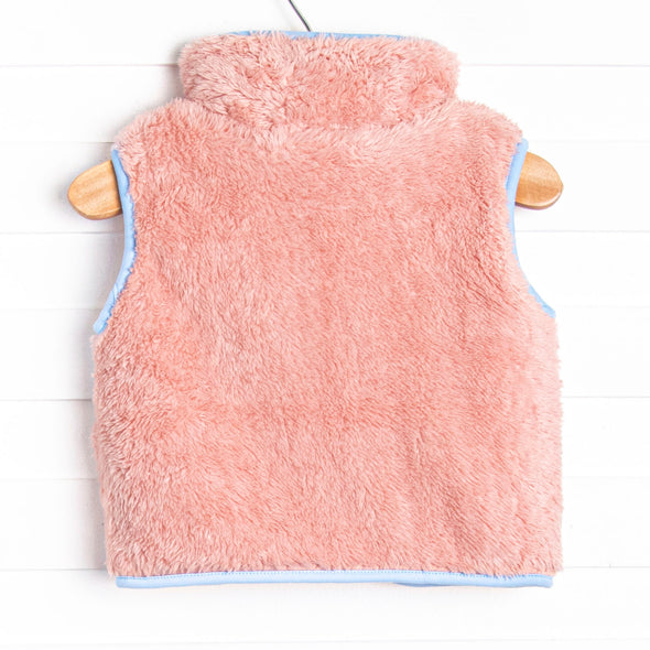 Farrah Floral Vest, Pink