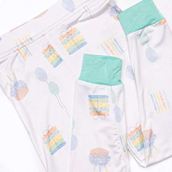You're Invited Bamboo Pajama Set, Green