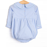 Fire Station Squad Smocked Bubble, Blue