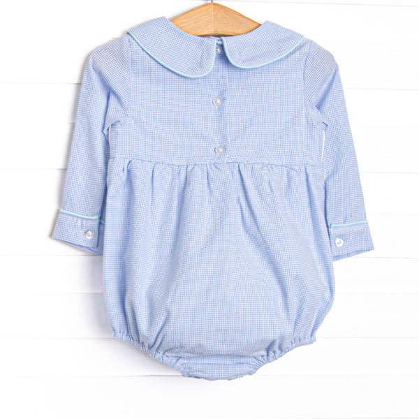 Fire Station Squad Smocked Bubble, Blue