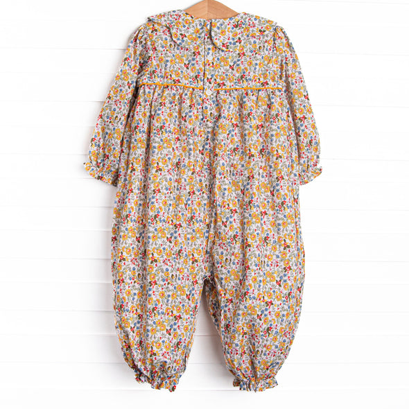 Many a Mums Smocked Romper, Yellow