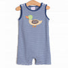 First Quack of Spring Applique Jon Jon, Blue