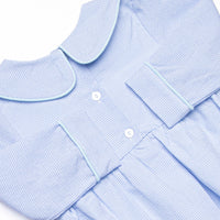 Fire Station Squad Smocked Bubble, Blue