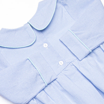 Fire Station Squad Smocked Bubble, Blue