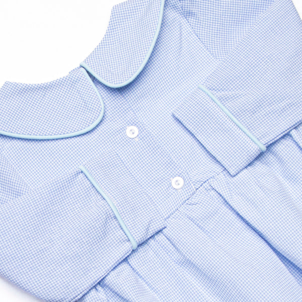 Fire Station Squad Smocked Bubble, Blue