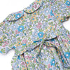 Carnival Carnations Smocked Dress, Blue