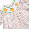 Plentiful Pumpkins Smocked Ruffle Pant Set, Brown