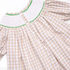 Plentiful Pumpkins Smocked Ruffle Pant Set, Brown