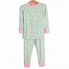 Garden Party Bamboo Pajama Set, Green