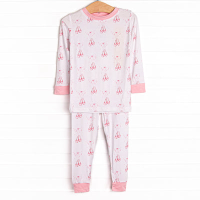 Sweet Slippers Bamboo Pajama Set, Pink