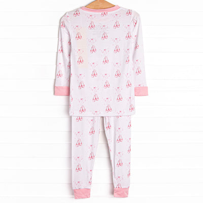 Sweet Slippers Bamboo Pajama Set, Pink