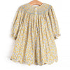 Daisy a Day Smocked Bishop Dress, Yellow