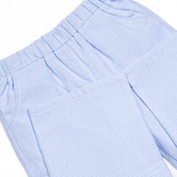Fire Station Squad Smocked Pant Set, Blue