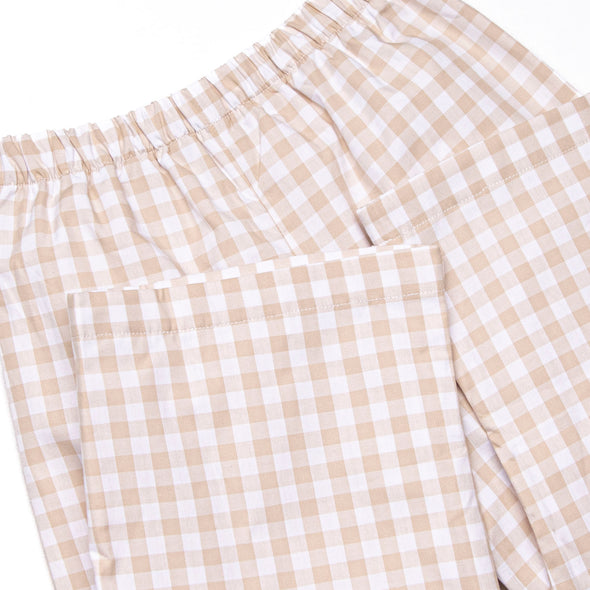 Plentiful Pumpkins Smocked Pant Set, Brown