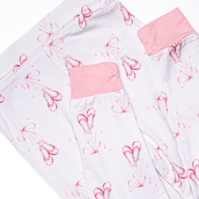 Sweet Slippers Bamboo Pajama Set, Pink