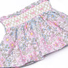 Ruffled Ribbons Smocked Skirt Set, Pink