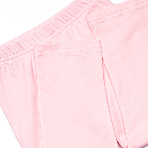Ruffled Ribbons Smocked Legging Set, Pink