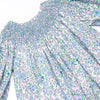 Tea Party Petals Smocked Bishop Dress, Blue