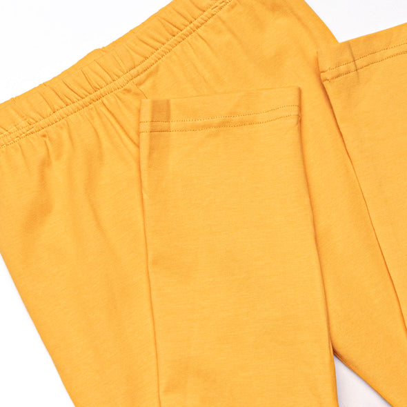 Many a Mums Smocked Legging Set, Yellow