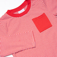 Evan Pant Set, Fire Red Stripe