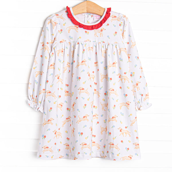 Chasing Tails Dress, Red