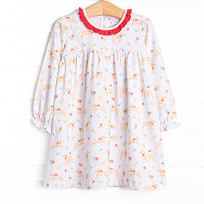 Chasing Tails Dress, Red