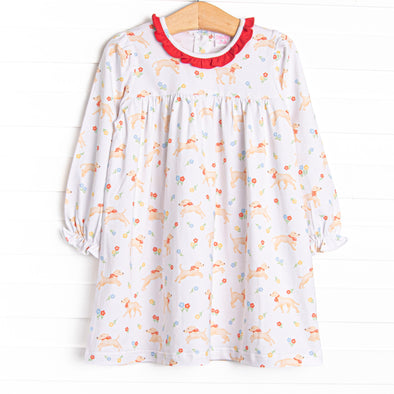 Chasing Tails Dress, Red