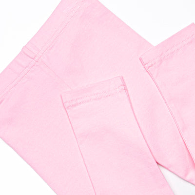 Rocking Horse Rider Applique Legging Set, Pink