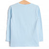 Caution Construction Applique Top, Blue