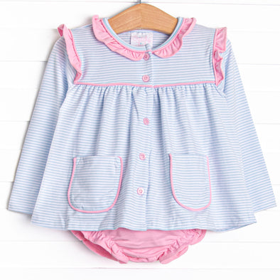 Everyday Play Diaper Set, Pink and Blue Stripe
