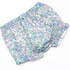 Tea Party Petals Smocked Diaper Set, Blue