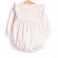 Primrose Pumpkins Side Tie Bubble, Pink