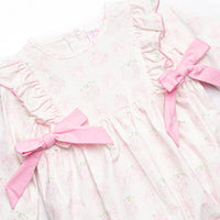 Primrose Pumpkins Side Tie Bubble, Pink