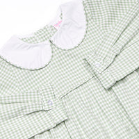 Garden Gingham Bubble, Green